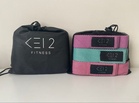 Body Bands Set of 3 (Fabric Resistance Band)